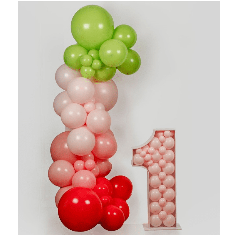 Balloon Mosaic Numbers and Letters | 2.5 Feet and 4 Feet