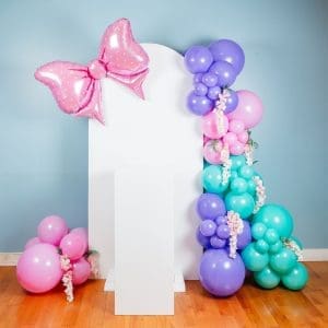 Custom Wooden Arch Balloon Wall Panel Balloon Garland Included