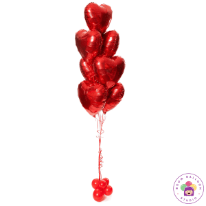 7 Helium Hearts Balloon Bouquet | Say it with Balloons