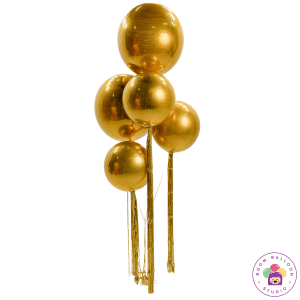 Epic Bunch with Plume | Luxury Helium Orbz Bouquet