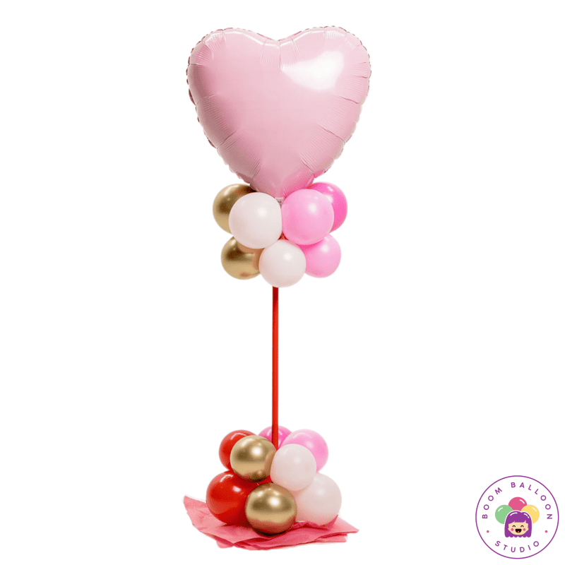 Balloon Centrepiece with Foil Topper (3ft) | Edmonton