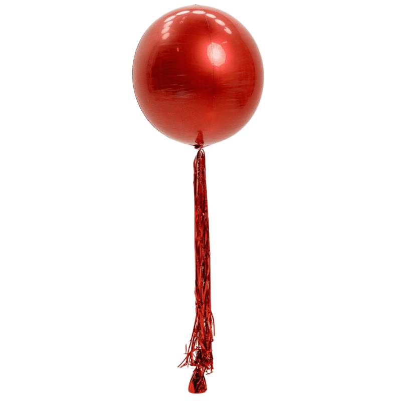 Single Orbz with Plume Centrepiece | Edmonton Premium Balloons